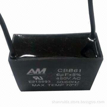 Metallized Polypropylene Film Capacitor for Ceiling Fan, Used for Wiring General Purpose
